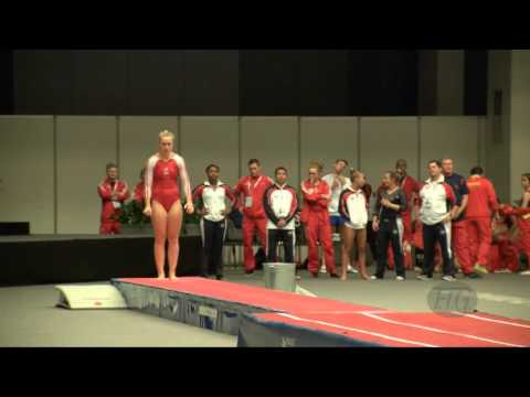 NOERBY Johanne (DEN) - 2015 Trampoline Worlds - Qualification TU Routine 2