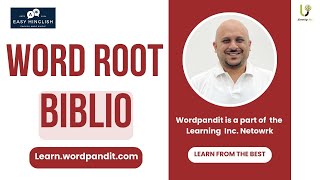 Unlock the Power of Words: Biblio Explained! | Hinglish Word Root Series