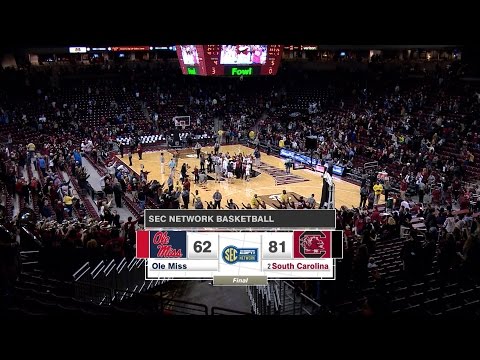 WBB: South Carolina Defeats Ole Miss, 81-62 (1/28/16)