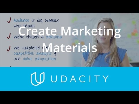 Create Marketing Materials | Pre Launch | App Marketing | Udacity