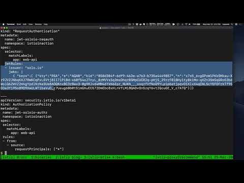 Istio Auto mTLS and JWT (Istio 1.5) - Part 2