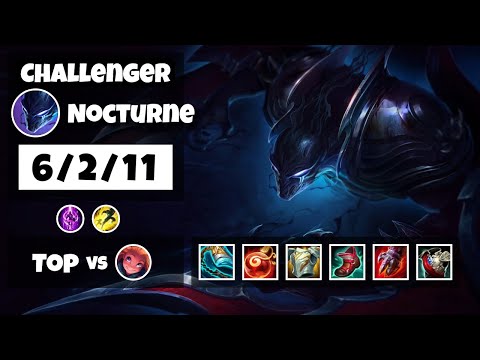 Nocturne vs Zoe KOREAN Challenger TOP (6/2/11) - v11.8