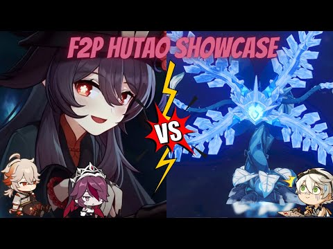F2p Hu tao DMG SHOWCASE ..