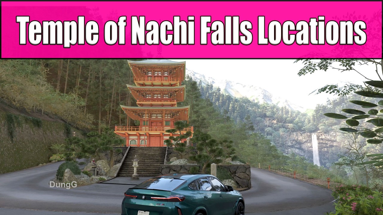 Forza Horizon 6 Photography Temple of Nachi Falls Locations