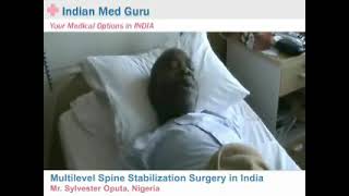 Mr. Sylvester Oputa, Nigeria patient video testimonial India