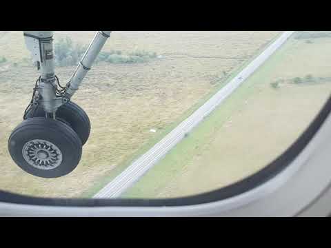 Lądujemy Wrocław Airport Bombardier q400 LOT elo STarTV