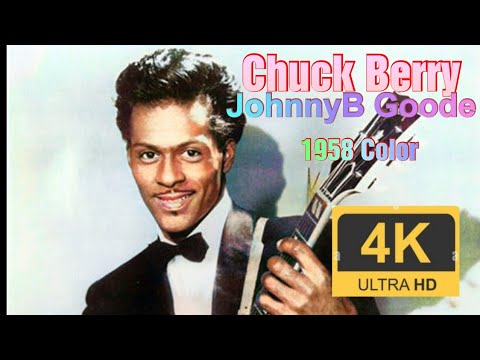 Johnny B. Goode | Chuck Berry 1958 | 4K Color { Dubbed Stereo | Audio 5.1 16:9