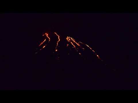 Извержение вулкана Ключевская сопка. Сен