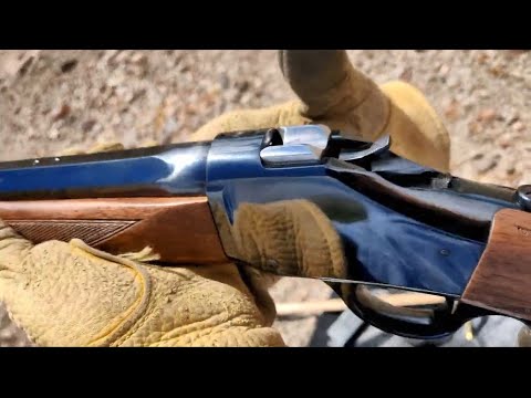 Winchester 1885 High Wall Traditional Hunter 38-55, mfd 2016. Few Shots and Up-close. 4k