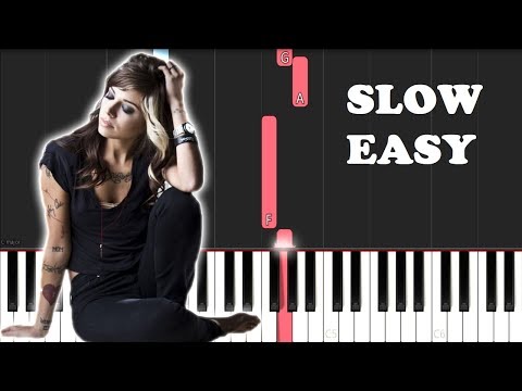 Christina Perri - A Thousand Years (SLOW EASY PIANO TUTORIAL) Christina Perri - A Thousand Years (SLOW EASY PIANO TUTORIAL)