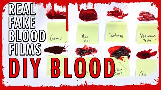 DIY FAKE BLOOD | Blood Recipe, Gel Blood, Textures | Real Fake Blood Films