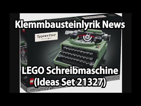 LEGO Typewriter / Schreibmaschine (Ideas Set 21327): Klemmbausteinlyrik News