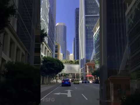 San Francisco city of California USA