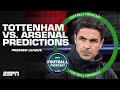 North London derby PREDICTIONS! Can Tottenham dent Arsenal’s Premier League title hopes? | ESPN FC