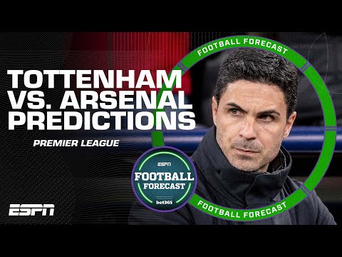 North London derby PREDICTIONS! Can Tottenham dent Arsenal’s Premier League title hopes? | ESPN FC