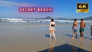 ⭐ Big Beach 🇧🇷 🌊: The Secret Spot 99% of Tourists Miss 😱🌴 | 50 Min Walk [4K HDR 60fps]