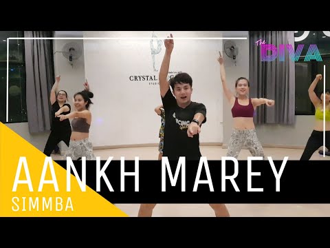 SIMMBA - Aankh Marey | Bollywood Dance Workout | Aankh Marey Zumba Dance | The Diva Thailand