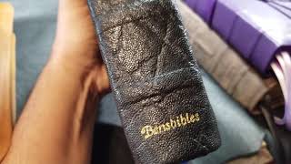 New leather bibles. Bensbibles 10-10-18