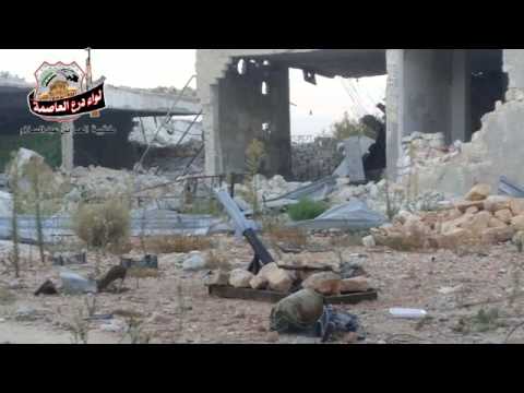 استهداف نقاط قوات النظام في قرية الدويرينة في ريف حلب بواسطة صواريخ محلية الصنع من قبل كتيبة العز بن عبد السلام