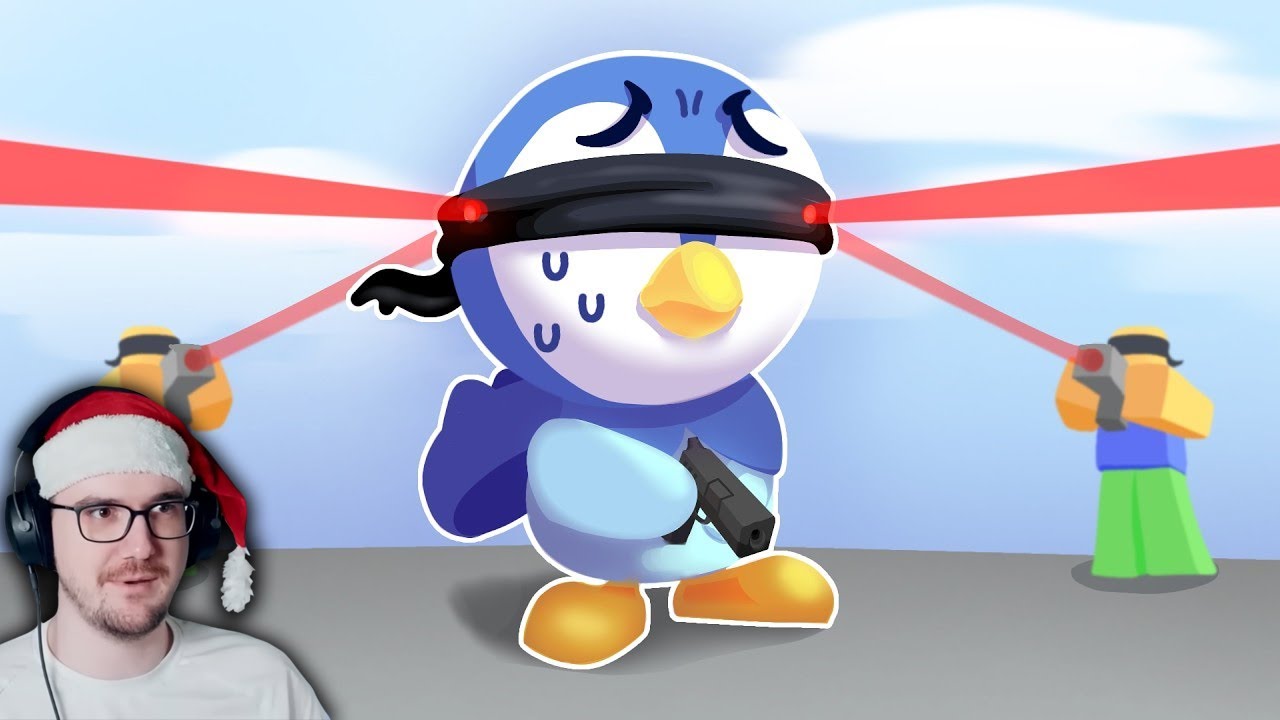 Я СЛЕПОЙ С ПИСТОЛЕТОМ... ► leafxup Roblox ( Роблокс ) | Реакция