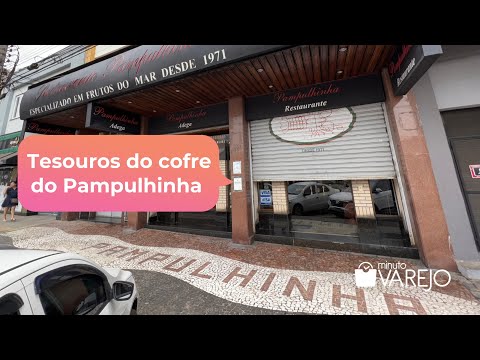 Restaurante Pampulhinha tem adega de vinhos em antigo cofre de banco