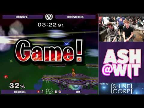 Pleasantries (Samus) vs Quin (Ice Climbers) - ASH@WIT #107 Melee Winner's Quarters