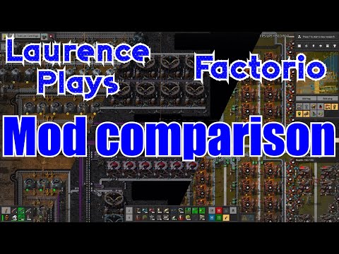 Factorio Mod Comparison - AB, SE, IR2 - Laurence Plays