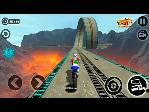 Impossible Motor Bike Track stunts Racing Tracks new bike