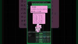 【恋愛】二文字しりとりしながら実は告ってる歌 feat.初音ミク #Shorts #kawaii