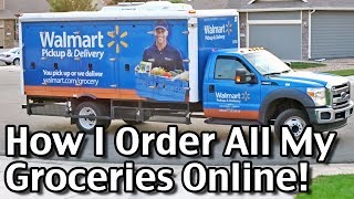 How I Order All My Groceries Online! Walmart Grocery Delivery