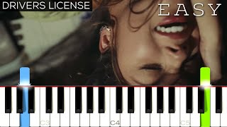 Olivia Rodrigo - drivers license  EASY Piano Tutor