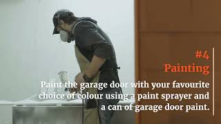 Top Tips on How to Paint Your Rusty Garage Door
