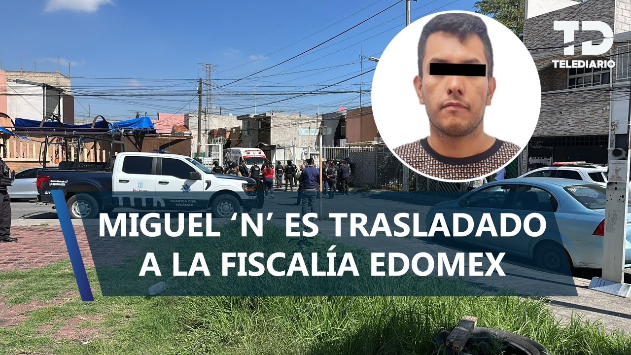 Trasladan a ministerio público a Miguel “N”, por retener a su familia por más de 20 horas en Tecámac