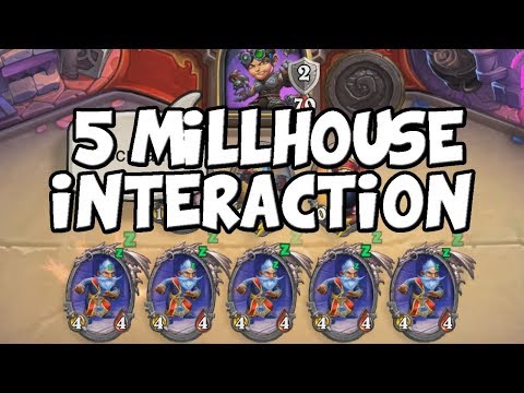 Secret Interaction When Playing 5 Millhouse Manastorm - Dalaran Heist
