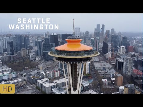 Seattle, Washington Drone Tour 🇺🇸 Breathtaking Aerial Views in 4K | USA Travel Guide