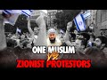Muslim CONFRONTING Zionists at Student Protest!