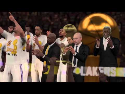 My first NBA 2K16 championship with the Lakers