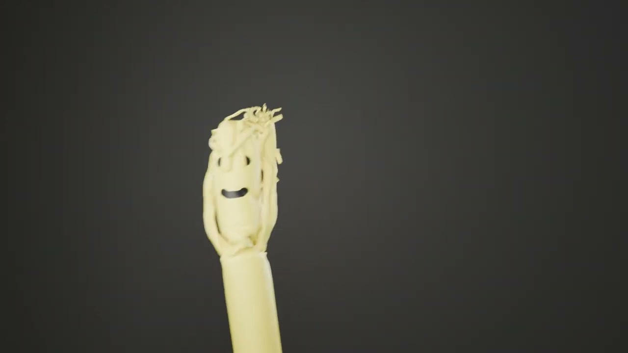 Sky Dancer Animation 3D Model
