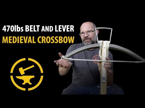 470lbs Belt and Lever Medieval crossbow