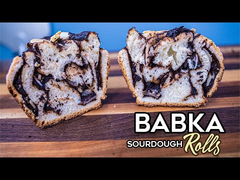 Sourdough Chocolate & Almond Babka Rolls (Beginner Recipe)