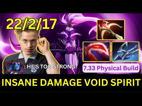 Topson Void Spirit Physical Build New Meta 7.33 - Dota 2