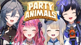 【Party Animals】大暴れアニマル女子会！先輩方、失礼します✊ﾔｰ【綺沙良/栞葉るり/倉持めると/先斗寧/にじさんじ】