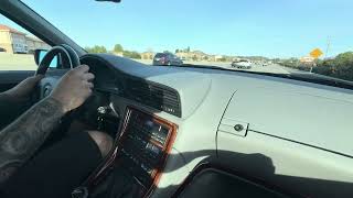 29k-Mile 1994 BMW 850CSi Six-Speed Highway Ride Along