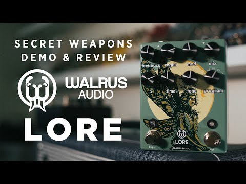 Walrus Audio Lore Reverse Soundscape Generator Limited Edition - Onyx Series 2023 - Onyx image 5