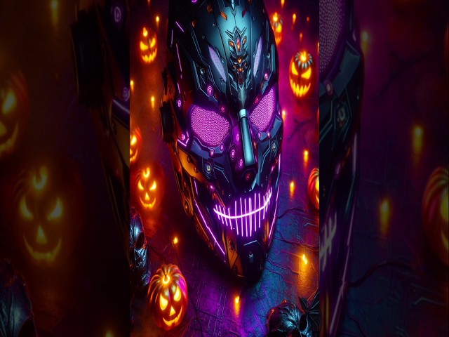 Vídeo relacionado con Balinco Máscara LED con 3 modos de luz - perfecta para DJ techno | Halloween | cosplay | carnaval | máscara de miedo | máscara de neón | como complemento de un disfraz de terror (plata)