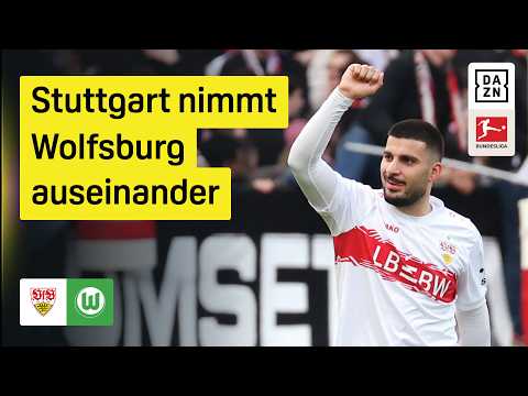 VfB Stuttgart – VfL Wolfsburg | Bundesliga | 24. Spieltag | DAZN Highlights