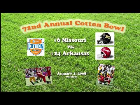2008 Cotton Bowl (Missouri v Arkansas) One Hour