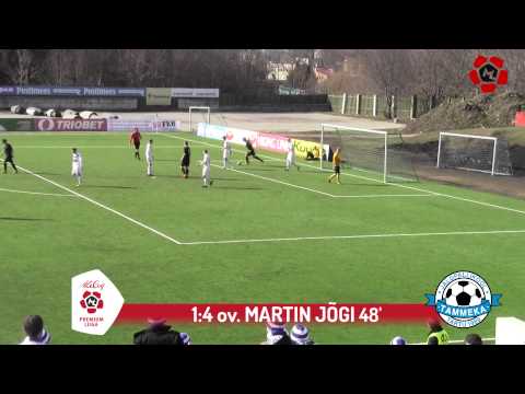 V voor JK Tallinna Kalev - Tartu JK Tammeka 1:6 (0:3)