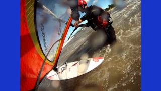 preview picture of video 'Windsurfing, Waves, St. Joseph/Benton Harbor, MI, September 5, 2011'