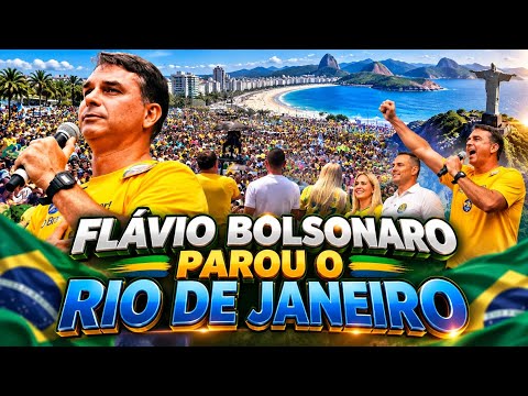 RJ PAROU! FLÁVIO BOLSONARO É OVACIONADO HOJE NO RIO DE JANEIRO POR MULTIDÃO EM CABO FRIO E MACAÉ 4K